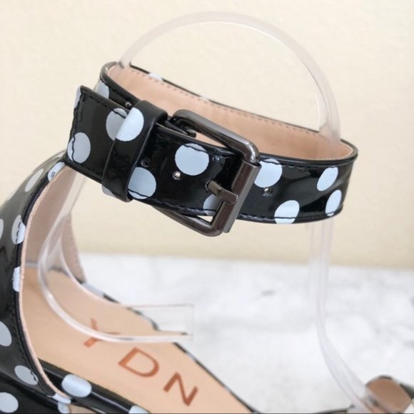 SOLD❤️ Size 8 Polka Dot Cute Ankle Strap Heel - Picture 8 of 8